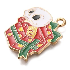 Christmas Theme Alloy Enamel Pendants&nbsp;ENAM-Q508-02C