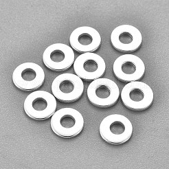201 ステンレススチールリンクリング  ドーナツ  銀  6.5x1~1.8mm  内径：2.7~2.8mm&nbsp;STAS-F192-002S-01