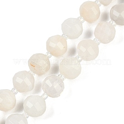 Natural White Moonstone Beads Strands&nbsp;G-G182-B09-05