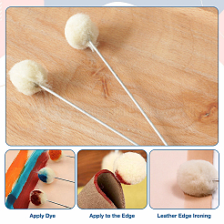 Wool Daubers Ball Brush Leather Dye Tool&nbsp;TOOL-WH20005-15B