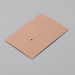クラフト紙ディスプレイカード  淡い茶色  7.5x5x0.05cm&nbsp;ODIS-WH0030-173