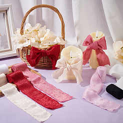 6 Rolls 6 Colors Polyester Ribbons&nbsp;OCOR-BC0006-36B