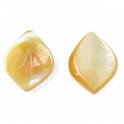 Natural Yellow Shell Pendants&nbsp;SSHEL-S258-101B