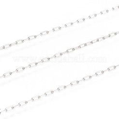 Tarnish Resistant 304 Stainless Steel Paperclip Chains&nbsp;CHS-F010-01A-P