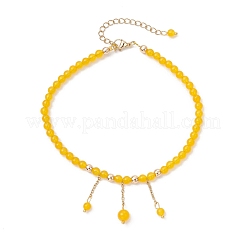 304 Stainless Steel Link Chain Anklets&nbsp;AJEW-AN00708-02