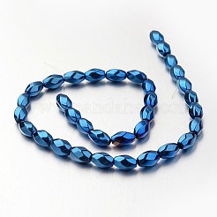 Electroplate Non-magnetic Synthetic Hematite Beads Strands&nbsp;G-F300-12-05
