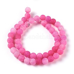 Natural Weathered Agate Beads Strands&nbsp;G-P414-A01