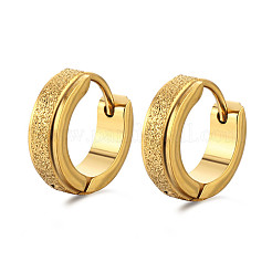 Fashionable 201 Stainless Steel Hoop Earrings&nbsp;FS-WGC0DED-03