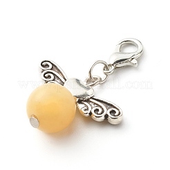 Natural Jade Pendants&nbsp;HJEW-JM00525