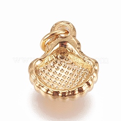 PVD Vacuum Plating 304 Stainless Steel Charms&nbsp;STAS-L222-26G