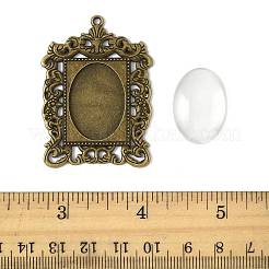 DIY Rectangle Pendant Making Kits&nbsp;DIY-FS0009-38
