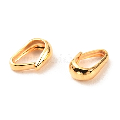 真鍮製バチカン  カドミウムフリー＆ニッケルフリー＆鉛フリー  18KGP本金メッキ  ティアドロップ  5.5x3.5x4mm  内径：4x2mm&nbsp;X-KK-F824-106G