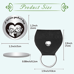 2Pcs 2 Style PU Leather Guitar Clip&nbsp;AJEW-CN0001-21H