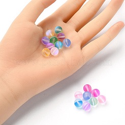 100Pcs Synthetic Moonstone Beads&nbsp;G-YW0001-39B
