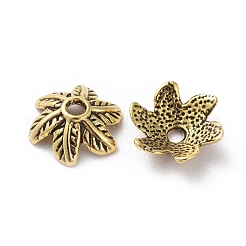 Tibetan Style Bead Caps&nbsp;TIBEB-LF9396YKG-AG-LF