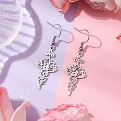Tarnish Resistant Stainless Steel Dangel Earrings&nbsp;EJEW-JE05771-02
