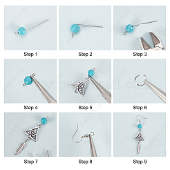DIY Trinity Knot Earring Making Kit&nbsp;DIY-SC0020-09