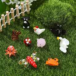 10Pcs 10 Styles Handmade Lampwork Beads&nbsp;LAMP-CJ0005-16