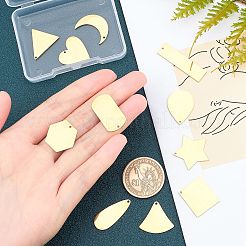 304 Stainless Steel Pendants&nbsp;STAS-UN0016-19G