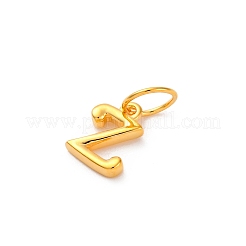 925 Sterling Silver Letter Charms with Jump Rings&nbsp;LS-STER-R008-01G-Z