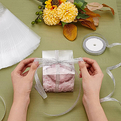 透明なプラスチック製のペットボックスのギフト包装  防水折りたたみカートン  キューブ  透明  9x9x9cm&nbsp;CON-WH0052-9x9cm