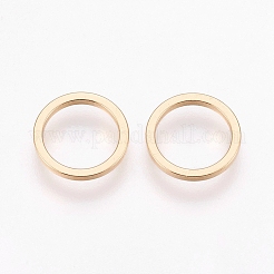 Brass Linking Rings&nbsp;X-KK-R058-140G