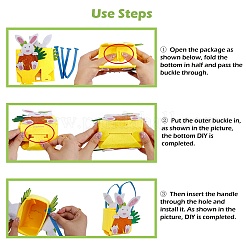 Non-woven Fabrics Easter Rabbit Candy Bag&nbsp;ABAG-P010-A02