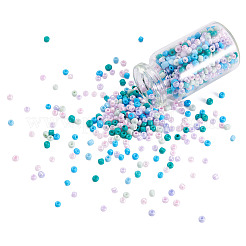 Opaque Glass Round Seed Beads&nbsp;GLAA-TAC0025-07A-01
