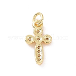 Brass Micro Pave Cubic Zirconia Charms&nbsp;KK-C012-41G