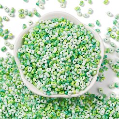Two Tone Baking Paint Glass Seed Beads&nbsp;SEED-C003-01E