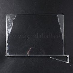 アクリル製クローゼットハンガーオーガナイザー  長方形  透明  300x236x3~31.5mm&nbsp;AJEW-WH0596-234