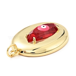 Rack Plating Brass Cubic Zirconia Pendants&nbsp;KK-E015-10G-03