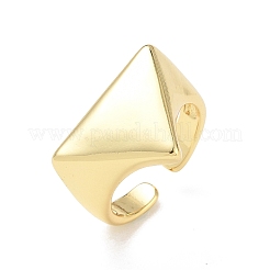 Brass Cuff Open Rings&nbsp;RJEW-C170-01G
