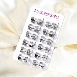 304 Stainless Steel Hoop Earrings&nbsp;EJEW-L302-01P
