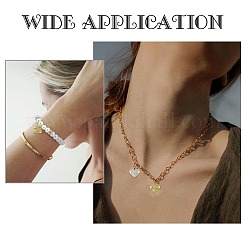 80Pcs 2 Colors CCB Plastic Charms&nbsp;CCB-FS0001-15