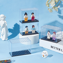4Pcs Transparent Plastic Minifigure Display Cases&nbsp;ODIS-FG0001-78