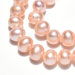 Natural Cultured Freshwater Pearl Beads Strands&nbsp;PEAR-N016-06C-01
