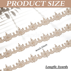 5 Yards Polyester Wavy Roll Ribbons&nbsp;OCOR-ME0001-17