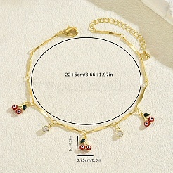 Bohemian Style Brass Pendant Anklet for Women&nbsp;BO4646