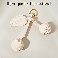 1Pc PU Leather with Alloy Keychains&nbsp;KEYC-SP0001-41B