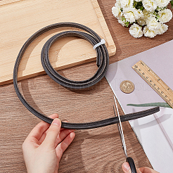 Leather Shoes Straight Edge Strip Cord&nbsp;DIY-WH0542-48B