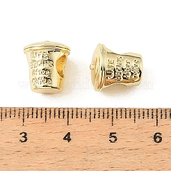 Brass European Beads&nbsp;KK-CBA9CBD-19G