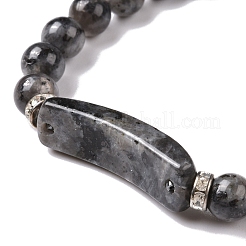 Natural Labradorite Stretch Bracelets&nbsp;BJEW-K164-B08