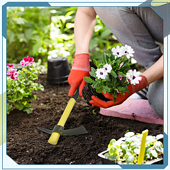 4Pcs Heavy-Duty Mini Manganese Steel Garden Pickaxe with Plastic Handle for Digging&nbsp;TOOL-DR0001-17