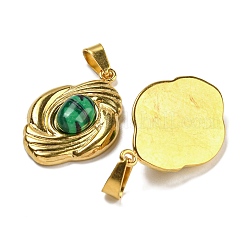 Synthetic Malachite Pendants&nbsp;STAS-U024-15G-07