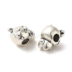 Tibetan Style Alloy European Beads&nbsp;PALLOY-M217-16AS