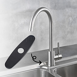 Oval Stainless Steel Faucet Hole Covers&nbsp;STAS-WH20001-18C-EB