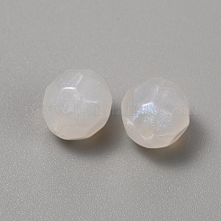 透明なアクリルビーズ  多面カット  ラウンド  ホワイトスモーク  10x10mm  穴：1.6mm  約950個/袋&nbsp;TACR-TAC0004-03A