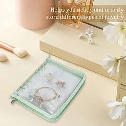 PVC Loose Leaf Jewelry Storage Bag&nbsp;ODIS-WH0038-90A