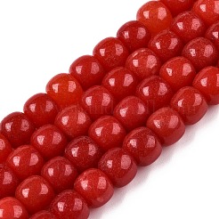 Dyed Natural White Jade Beads Strands&nbsp;G-T138-S15